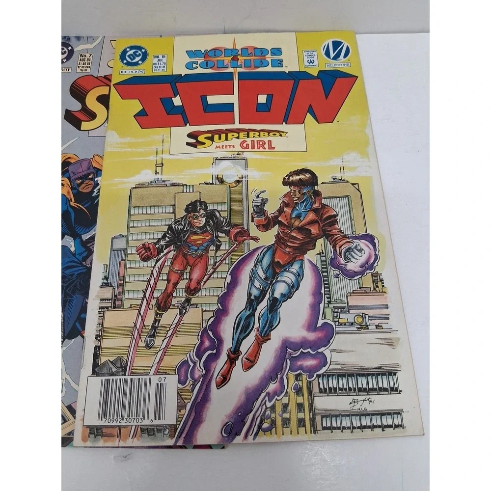 Lot Of 7 Superboy DC Comics